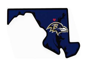 Baltimore Ravens Home State Vinyl Sticker Baltimore Ravens Home State Vinyl Sticker