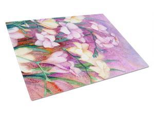 Carolines Treasures PJC1094LCB The Friendly Ladies Owl Glass Cutting Board Multicolor Large
