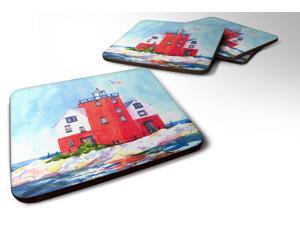 Set of 4 Lighthouse on the rocks Harbour Foam Coasters Set of 4 Lighthouse on the rocks Harbour Foam Coasters
