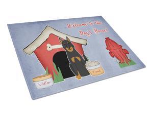 Dog House Collection Beauce Shepherd Dog Glass Cutting Board Large BB2834LCB Dog House Collection Beauce Shepherd Dog Glass Cutting Board Large BB2834LCB
