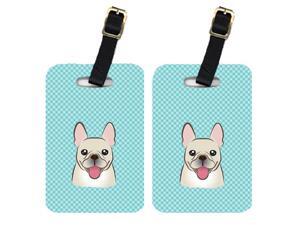 french bulldog luggage tag