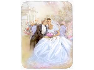 Wedding Couple Kiss Glass Cutting Board Large APH8292LCB Wedding Couple Kiss Glass Cutting Board Large APH8292LCB