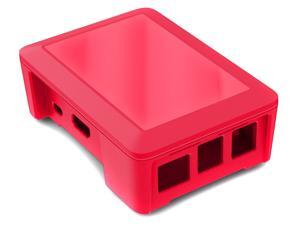 Raspberry Pi Case - Rev B+ Compatible (Raspberry Color) Raspberry Pi Case - Rev B+ Compatible (Raspberry Color)