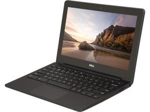 DELL 11 3120 Chromebook - Intel Celeron N2840 2.16GHz, 4 GB Memory, 16 GB SSD, 11.6" (1366x768), WebCam, BT 4, 802.11 AC, Chrome OS - Grade B