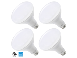 4 PACK 11W ENERGY STAR UL-listed Dimmable BR30 LED Bulb, 800lm 65W Equivalent LED BR30 Light Bulb, 5000K Daylight, 100 Degree Flood Light Bulb for Home, Commercial, Track, Recessed, General Lighting