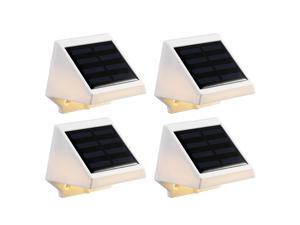 TORCHSTAR 4 Pack LED Solar Powered Stair Light, Dusk-to-dawn Outdoor Step Light, Photocell & Wireless, 3000K Warm White TORCHSTAR 4 Pack LED Solar Powered Stair Light, Dusk-to-dawn Outdoor Step Light, Photocell & Wireless, 3000K Warm White