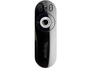 Targus Wireless USB Multimedia Presentation Remote with Laser Pointer, Bluetooth Control, Simple Control for Professional Presenter, Black with Gray (AMP09US)