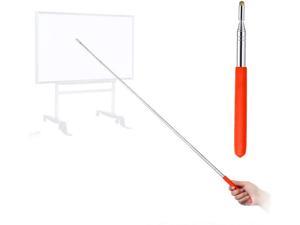 Emivery Telescopic Teachers Pointer Hand Pointer Extended Length Handheld Presenter Classroom Whiteboard Pointer 