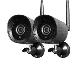 Isaac Radioactief loyaliteit 2Pack Wireless Security Cloud Camera for Outdoor/Home,1080P Full HD WiFi IP  Camera with Night Vision, Motion Detection, IP66 Waterproof,Cloud Storage,  Live View ,Compatible with Alexa Google Assitant - Newegg.com