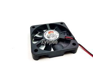 Zyvpee 50MM DOCENG 5010 FD125010-SD1 12V 0.16A 2 Wires Cooling Fan