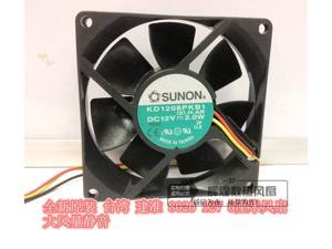 SUNON 8cm 8020 12V 2.0W 3-Wires KD1208PKB1 For Power supplier