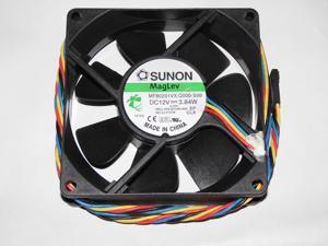 SUNON 8020 MF80201VX-Q000-S99 DVNH-A00 12V 3.84W 4Wire Cooling Fan