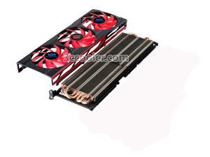 3pcs Cooling fan with black frame and heatsink For ATI Radeon HD7990 3pcs Cooling fan with black frame and heatsink For ATI Radeon HD7990