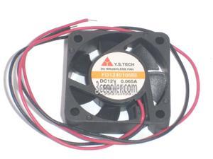 Y.S.TECH 4010 FD124010MB Cooling Fan with 12V 0.065A 2 Wires For  power supply or CPU