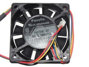Panaflo 6015 60*15mm FBA06T12L 4J15AW-ST 12V 0.13A 3 Wires 3 Pins Case fan 6CM Server cooler Panaflo 6015 60*15mm FBA06T12L 4J15AW-ST 12V 0.13A 3 Wires 3 Pins Case fan 6CM Server cooler