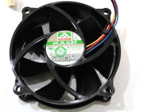 MAGIC 9225 MGT9212UR-W25 Circular Cooling fan with 12V 0.54A 4-wires 4 pairs of hole