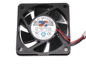 For ARX DC BRUSHLESS 60*60*15MM FD1260-S1112C DC12V 0.19A cooling fan 