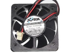 XFan 5015s RDM5015S Cooling Fan with 12V 0.14A 2 Wires For Charger Inverter