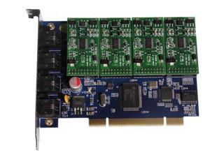 TDM410E 3FXO 1FXS Asterisk card Low profile PCI express card support elastix