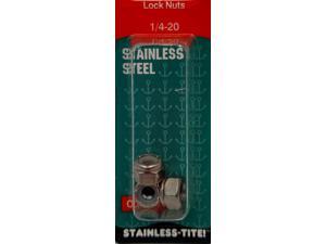STAINLESS LOCK NUTS 1/4 X 20" STAINLESS LOCK NUTS 1/4 X 20"