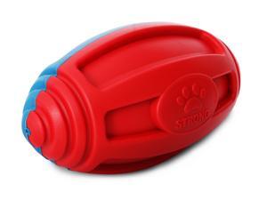 Pet Life Gridiron Football Durable Water Floating Chew And Fetch Dog Toy - One Size - Red/Blue Pet Life Gridiron Football Durable Water Floating Chew And Fetch Dog Toy - One Size - Red/Blue