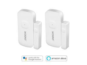 XODO DS1 WiFi Wireless Sensors for Doors and Windows - Smart Open Entry Sensor - Contact Door Window Sensor - Easy Installation - DYI Home Protection - APP Control and Email Alert Function - 2- Pack