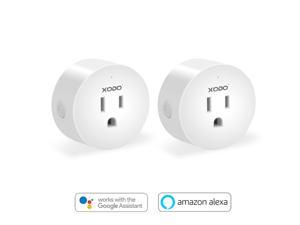 XODO WP1 WiFi Smart Plug - No Hub Required - Remote Control Your Home Appliances from Anywhere - Timer Function - Mini WiFi Smart Plug - Smart Outlets Work with Alexa, Google Home Assistant -2 Pack