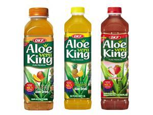 Aloe Vera King, Mango, Pineapple & Strawberry, 50.7-Ounce Bottles (Pack of 12 each) Aloe Vera King, Mango, Pineapple & Strawberry, 50.7-Ounce Bottles (Pack of 12 each)