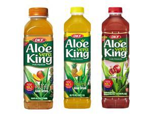 Aloe Vera King, Mango, Pineapple & Pomegranate, 50.7-Ounce Bottles (Pack of 12 each) Aloe Vera King, Mango, Pineapple & Pomegranate, 50.7-Ounce Bottles (Pack of 12 each)