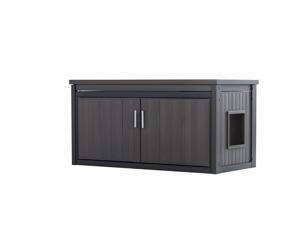 LitterLoo Bench, Litter Box Cover /Gray LitterLoo Bench, Litter Box Cover /Gray