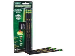 Tri-Conderoga 3-Sided Pencils with Sharpener, Pack of 6 Tri-Conderoga 3-Sided Pencils with Sharpener, Pack of 6