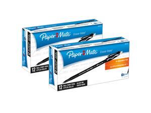 Erasermate Pen, Black, 2 Dozen Erasermate Pen, Black, 2 Dozen