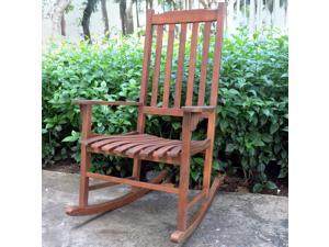 Traditional Rocking Chair, Natural Stained