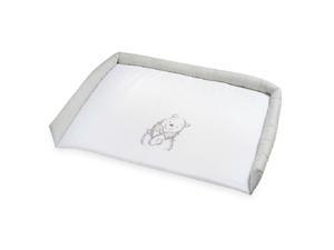 Gray Winnie the Pooh Embroidery Cotton Changing Pad Covers (Dresser Cover) Gray Winnie the Pooh Embroidery Cotton Changing Pad Covers (Dresser Cover)