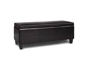 Afton 48 in Wide Rectangle Storage Ottoman Bench Afton 48 in Wide Rectangle Storage Ottoman Bench