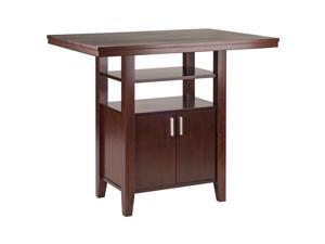 Ergode Albany High Table with Cabinet, Walnut Ergode Albany High Table with Cabinet, Walnut