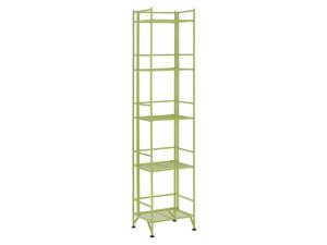 Ergode Xtra Storage 5 Tier Folding Metal Shelf Ergode Xtra Storage 5 Tier Folding Metal Shelf