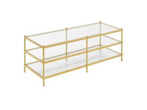 Ergode Royal Crest 3 Tier Glass Coffee Table Ergode Royal Crest 3 Tier Glass Coffee Table