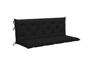 vidaXL Cushion for Swing Chair Black 59.1" Fabric?Garden Seating Throw Pillow