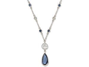 EDMONTON OILERS CRYSTAL LOGO NECKLACE EDMONTON OILERS CRYSTAL LOGO NECKLACE