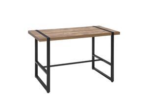 Ergode Modern 48" Metal O-Frame Computer Desk, in Knotty Oak (1060-BLK-KOA) Ergode Modern 48" Metal O-Frame Computer Desk, in Knotty Oak (1060-BLK-KOA)