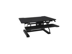 Ergode Essentials Collection Adjustable Desktop Riser, Standing Desk Converter, in Black (ESS-5136-BLK) Ergode Essentials Collection Adjustable Desktop Riser, Standing Desk Converter, in Black (ESS-5136-BLK)