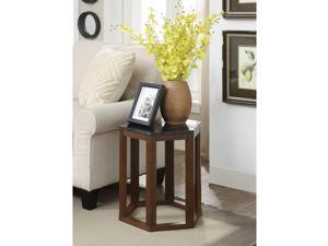 Ergode 2Pc Pk End Table Marble & Walnut Ergode 2Pc Pk End Table Marble & Walnut