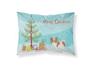 Papillon Christmas Tree Fabric Standard Pillowcase Papillon Christmas Tree Fabric Standard Pillowcase