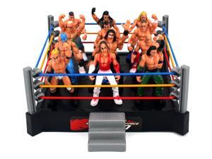Little Wrestlers Rumbling Cage Set Little Wrestlers Rumbling Cage Set