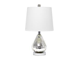 Lalia Home Kissy Pear Table Lamp with White Fabric Shade