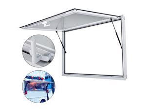 Convenient Serving Shelf for Concession Window Stands and Food Trucks 6 FT 