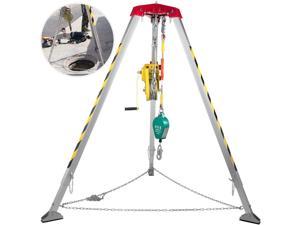 Confined Space Tripod Safety Tripod With 1200lbs Winch Rescue Tripod 8ft Legs