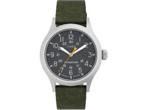 Timex Expedition Scouttrade  Black Dial  Green Strap