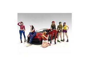 Girls Night Out 6 piece Figurine Set for 118 Scale Models by American Diorama